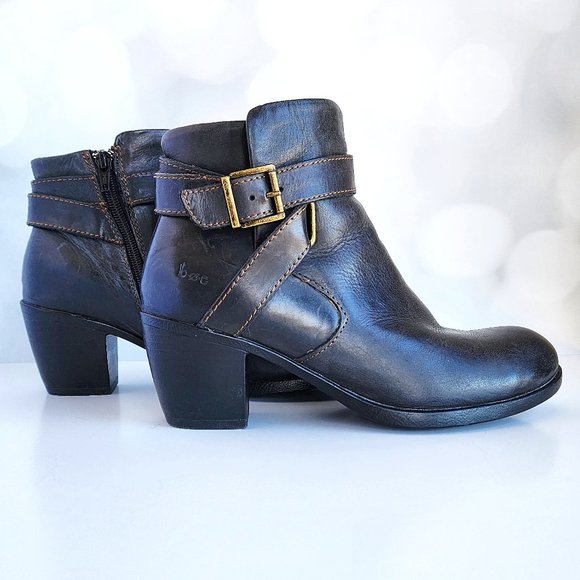 Black Ankle Boots with Heels by B.O.C. by Born - Picture 1 of 12